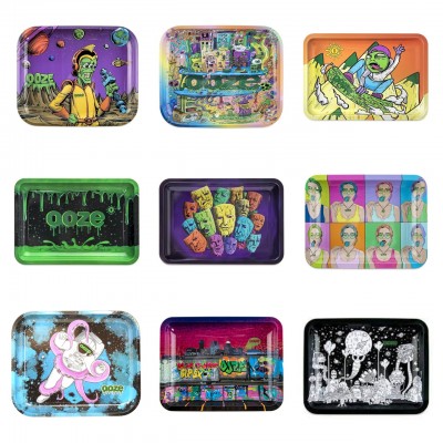 Ooze-Metal Rolling Tray Large Size Designer Series  