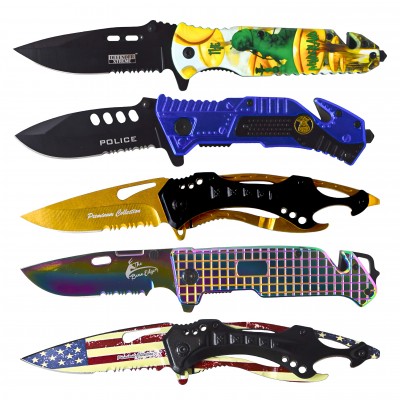 Premium Tactical Folding Knives (Assorted Designs)