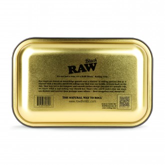 Raw Black Cone Monster Metal Rolling Tray - 11" x 7"