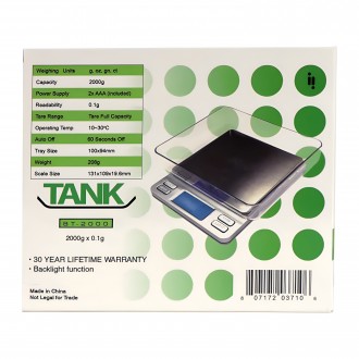 Infyniti Scale - TANK Scale 2000g x 0.1g