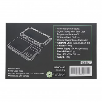 Infyniti Scale - HighTimes Guardian 100g x 0.01g 