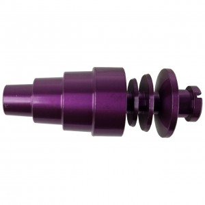 Stainless Steel 303 6in1 Joint With Quartz Bowl - Dark Purple [SSN332-3] 