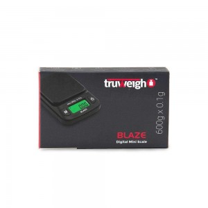 Truweigh Blaze Scale - 600g x 0.1g - Black - (Display of 12)
