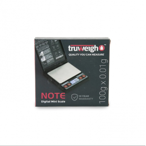 Truweigh Note Scale - 100g x 0.01g - Black