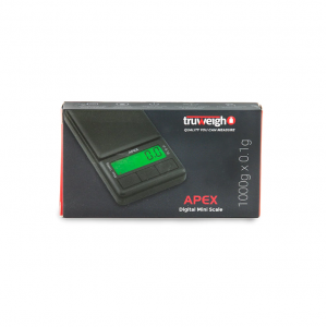 Truweigh APEX Digital Mini Scale - 1000g x 0.1g - Black 