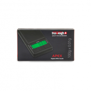 Truweigh APEX Digital Mini Scale - 100g x 0.01g - Black