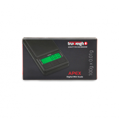 Truweigh APEX Digital Mini Scale - 100g x 0.01g - Black