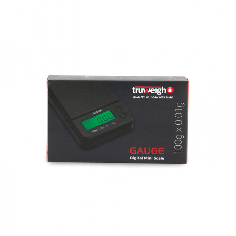 Truweigh Gauge Scale - 100g x 0.01g - Black