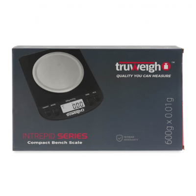 Truweigh Intrepid Series Compact Bench Scale - 100g x 0.01g - Silver