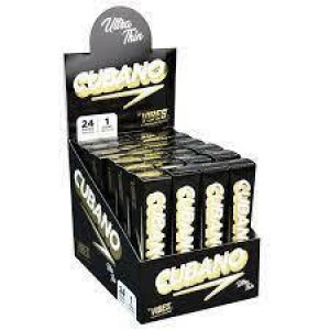 Vibes Cones Ultra Thin Cubano (BLACK) (Pack of 1) -  (Display of 24)