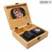 All-in-one wooden rolling and storage box kit for smoking accessories