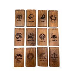 Large Zodiac Dugout With Metal Cigarette - [ZDUGL33]