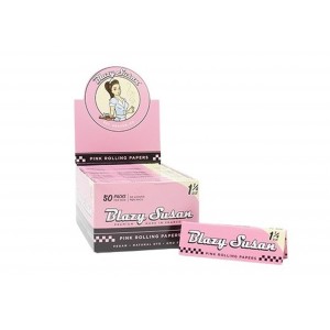 Blazy Susan - Pink 1¼ Rolling Papers (Display of 50)