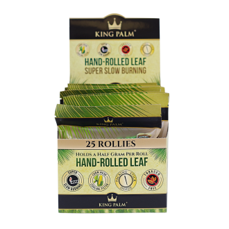 King Palm - 25-Pack Pouches CONE 8ct - ROLLIES Pre-Roll [KP-303] 