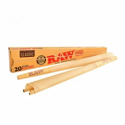 RAW - Classic Pre-Roll Cone - Rawket Launcher (20 Cones Per Pack)  (MSRP $106.99)