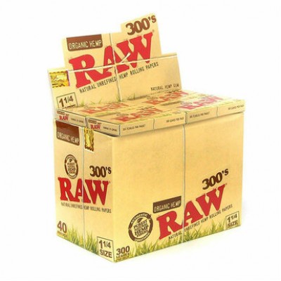 RAW - Natural Papers 1¼ 300's (Box of 20)