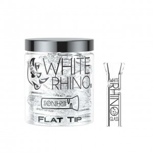 White Rhino - Glass XL Tips - 80ct Pack
