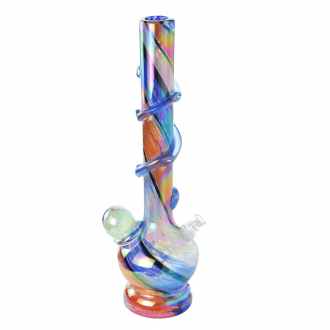 17" Ball with Cloud Wrap Soft Glass Water Pipe – Glass on Glass
