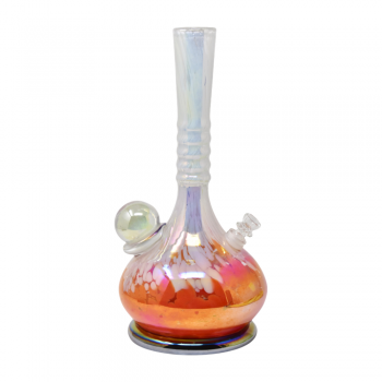 13" Lotus Bulb Ball Soft Glass Water Pipe – Glow in the Dark
