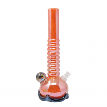14.5" Spiral Bubble Base Water Pipe – Glass On Glass