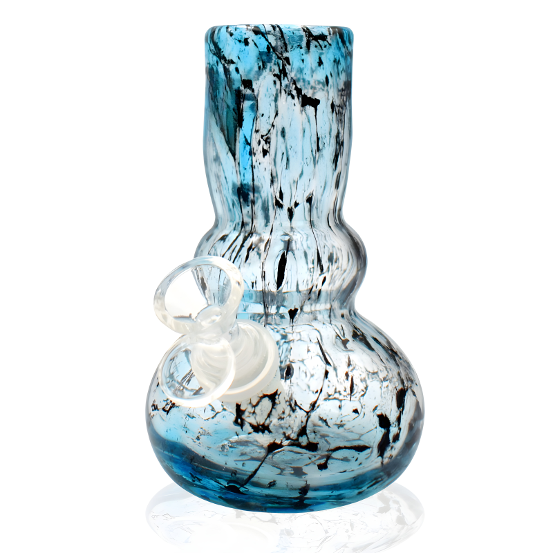 6" Soft Glass Water Pipe – Glass on Glass