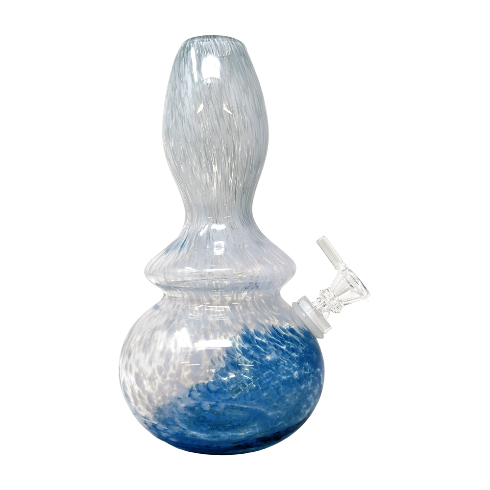 9" Melting Bell Dual Color Soft Glass Water Pipe Glass on Glass [D5803G]