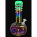 11.5" Alien Face Soft Glass Water Pipe - GOG [E1121G]