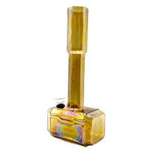 12" Hammer Soft Glass Water Pipe - Glass On Rubber [E1123]