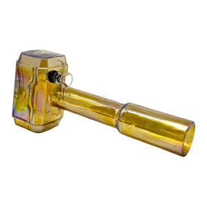 12" Hammer Soft Glass Water Pipe - Glass On Rubber [E1123]
