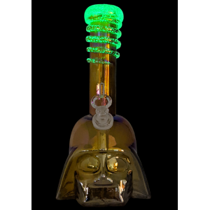 10.5" Short Vader Soft Glass Water Pipe - GOG [E1125G]