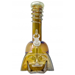 10.5" Short Vader Soft Glass Water Pipe - GOG [E1125G]