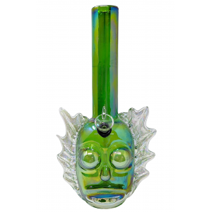 12" Character W/ Glow in the Dark Hair Soft Glass Water pipe - GOR [E1126]