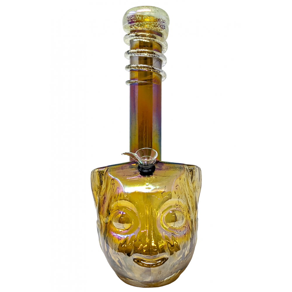 12.5" Wood Baby Soft Glass Water Pipe Glass On Rubber Skygate Wholesale