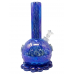 10" Octopus w/ Glow in Dark Side Eyes Soft Glass Water Pipe - GOG [E1128G]