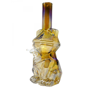11" Cyber Frog Soft Glass Water Pipe - GOG [E1129G]