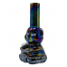 8" Teddy Bear Soft Glass Water Pipe - Glass On Rubber [E1171]