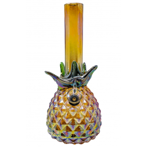 10" Pineapple X-press Soft Glass Water Pipe - GOR [E2302]