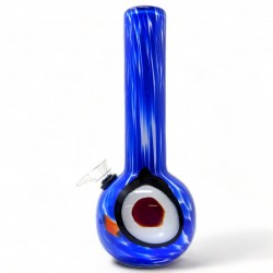 10'' Peacock Soft Glass - Glass On Rubber [E3001]