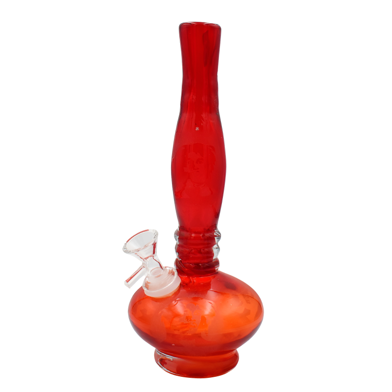 10" Frosted Multi-Ring Bottle Glass Water Pipe – Glass On Glass