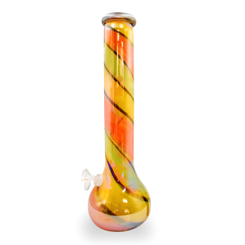 16" Flasky GOG Soft Glass Waterpipe [E58108G]