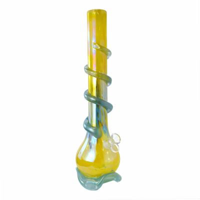 16" Color Swirl Tripod Soft Glass Water Pipe – Glass on Glass