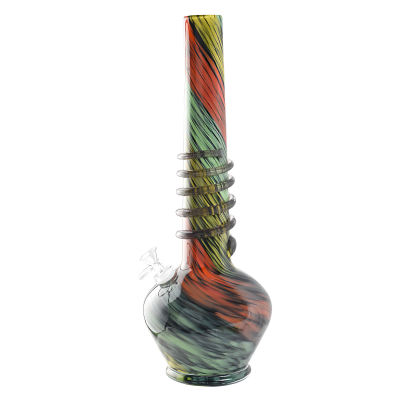 16" Genie Bottle Wrap Soft Glass Bong – Glass-On-Glass