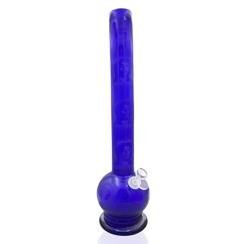 18" Frosted Vase Soft Glass Water Pipe – Glass on Glass