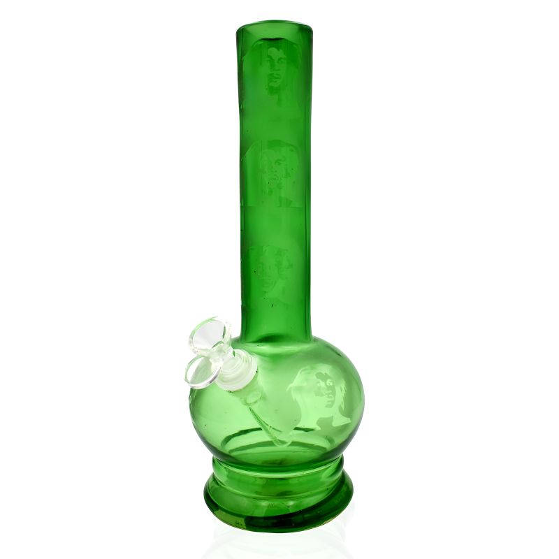 12" Frosted Vase Soft Glass Water Pipe – Glass on Glass