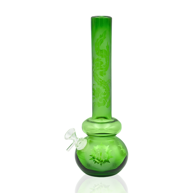 12" Frosted Vase Soft Glass Water Pipe – Glass On Glass
