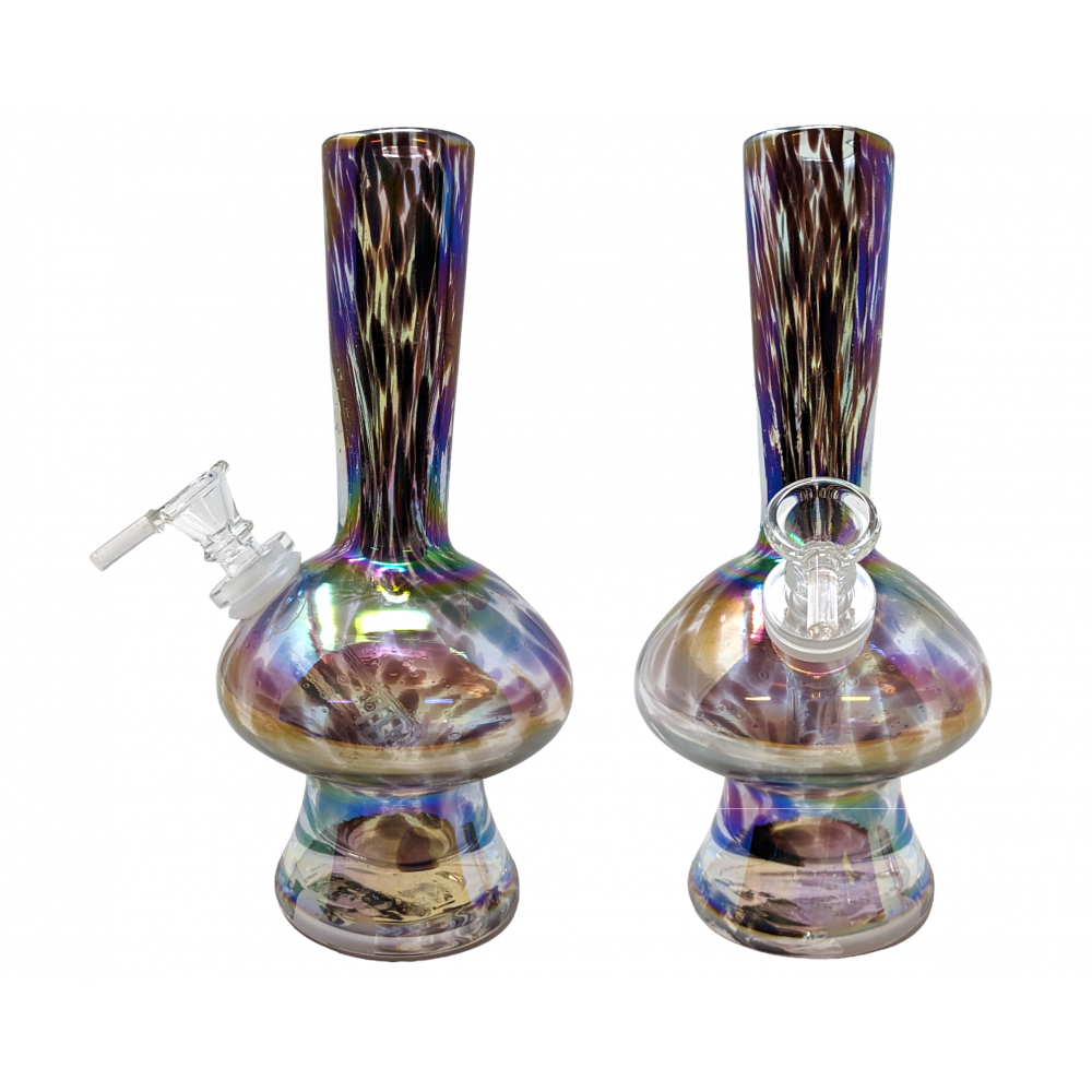 8" Flying Saucer Soft Glass Water Pipe Glass On Glass [E58321G]
