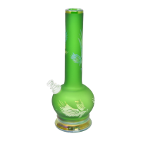 12" Frosted LG Bottle - Eagle Soft Glass Water Pipe
