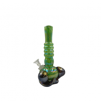 9" Cactus Soft Glass Water Pipe – Glass on Glass