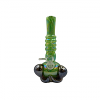 9" Cactus Soft Glass Water Pipe – Glass on Glass
