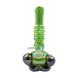 9" Cactus Soft Glass Water Pipe – Glass on Glass